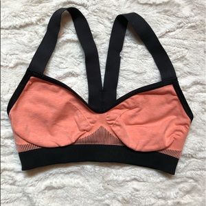 Lululemon Hold Your Om Bra. Heathered peach.